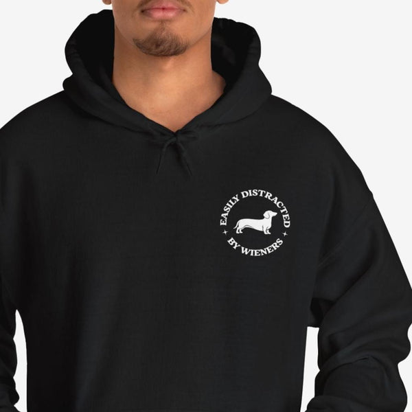 Funny Dachshund Hoodie for Men - Wiener Dog Hoodie Sweatshirt